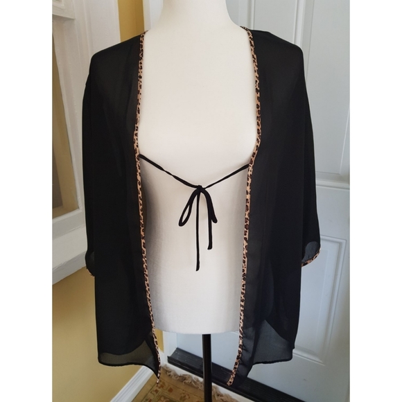 Vintage Natori Private Luxuries Sheer Robe - Picture 1 of 16